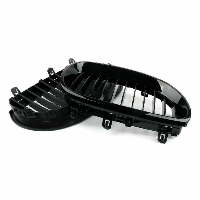 2003-2010 BMW 5 Series E60 E61 Gloss Black Front Replacement Kidney Grille