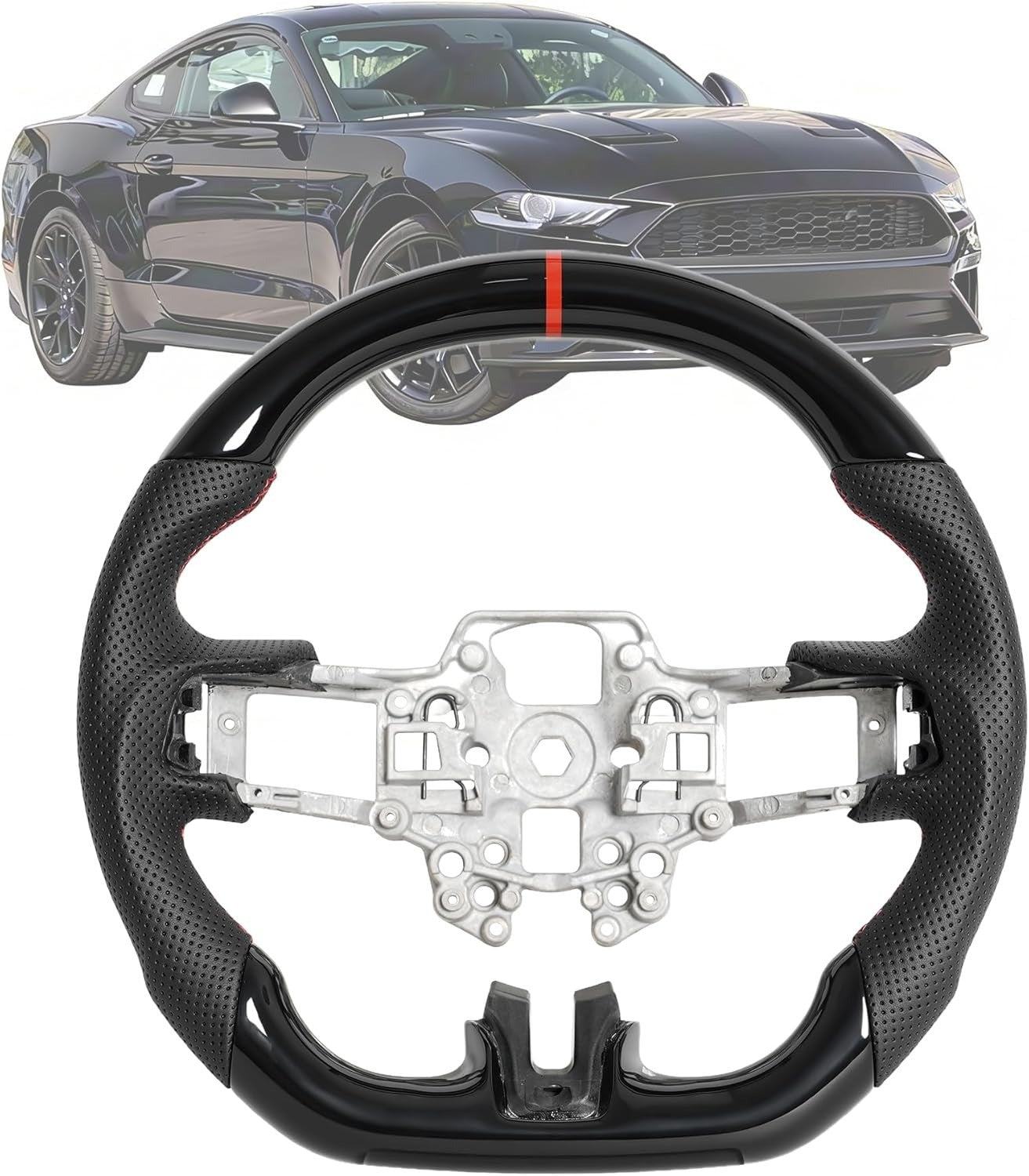Steering Wheel for 2018-2023 Ford Mustang EcoBoost/GT/Shelby GT350/GT350R