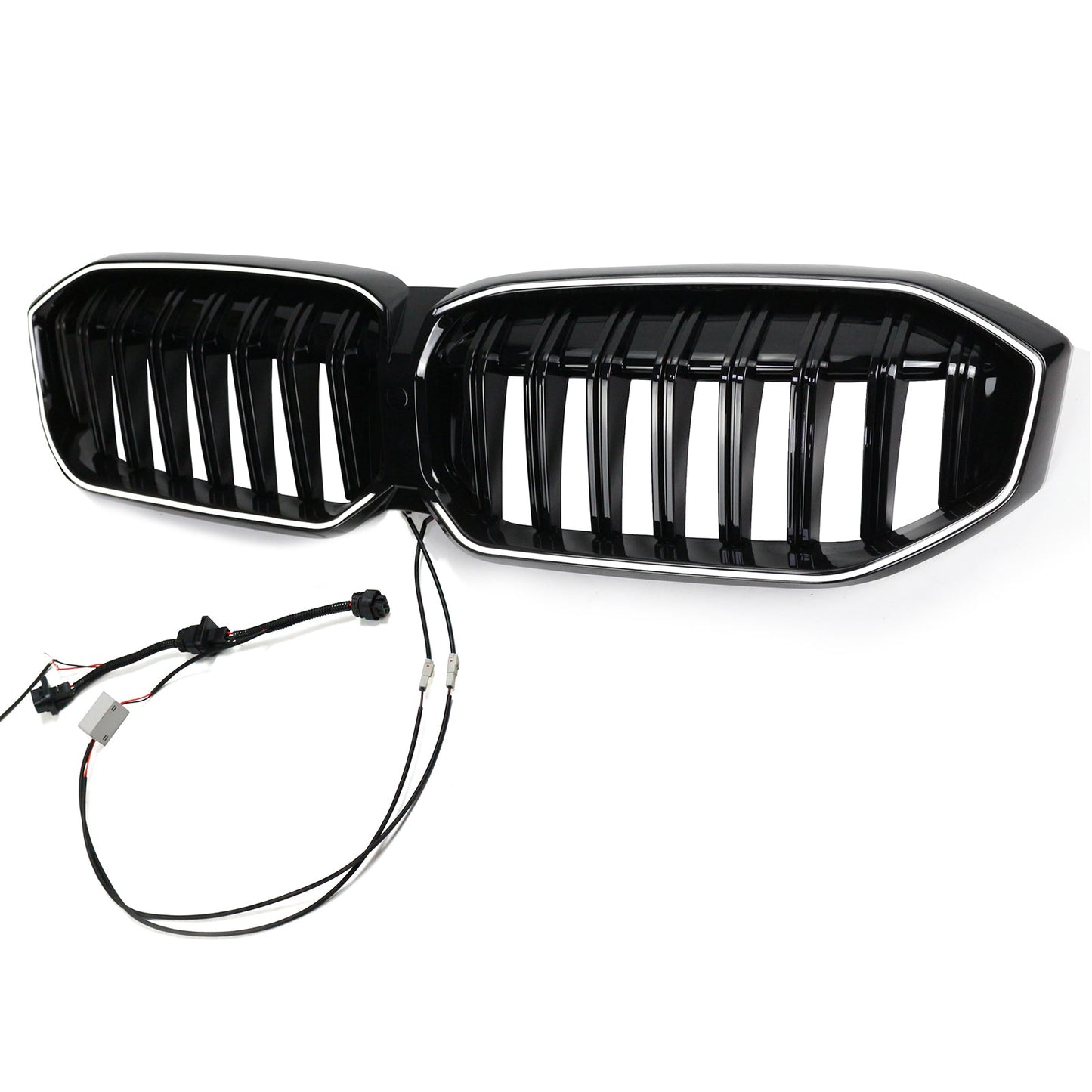 2023-2024 BMW 3 Series G20 G21 G28 Gloss Black Front Kidney Grille Mesh