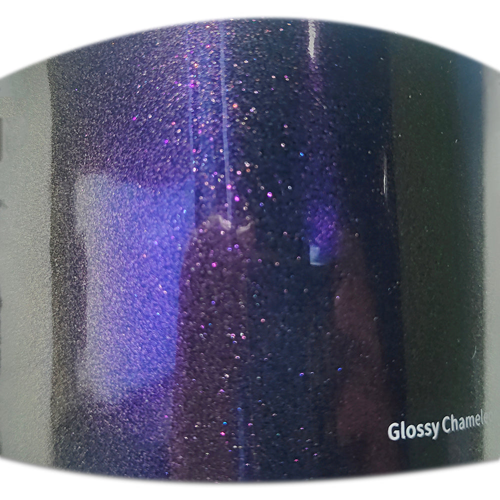 Diamond Chameleon Purple Copper Car Wrap