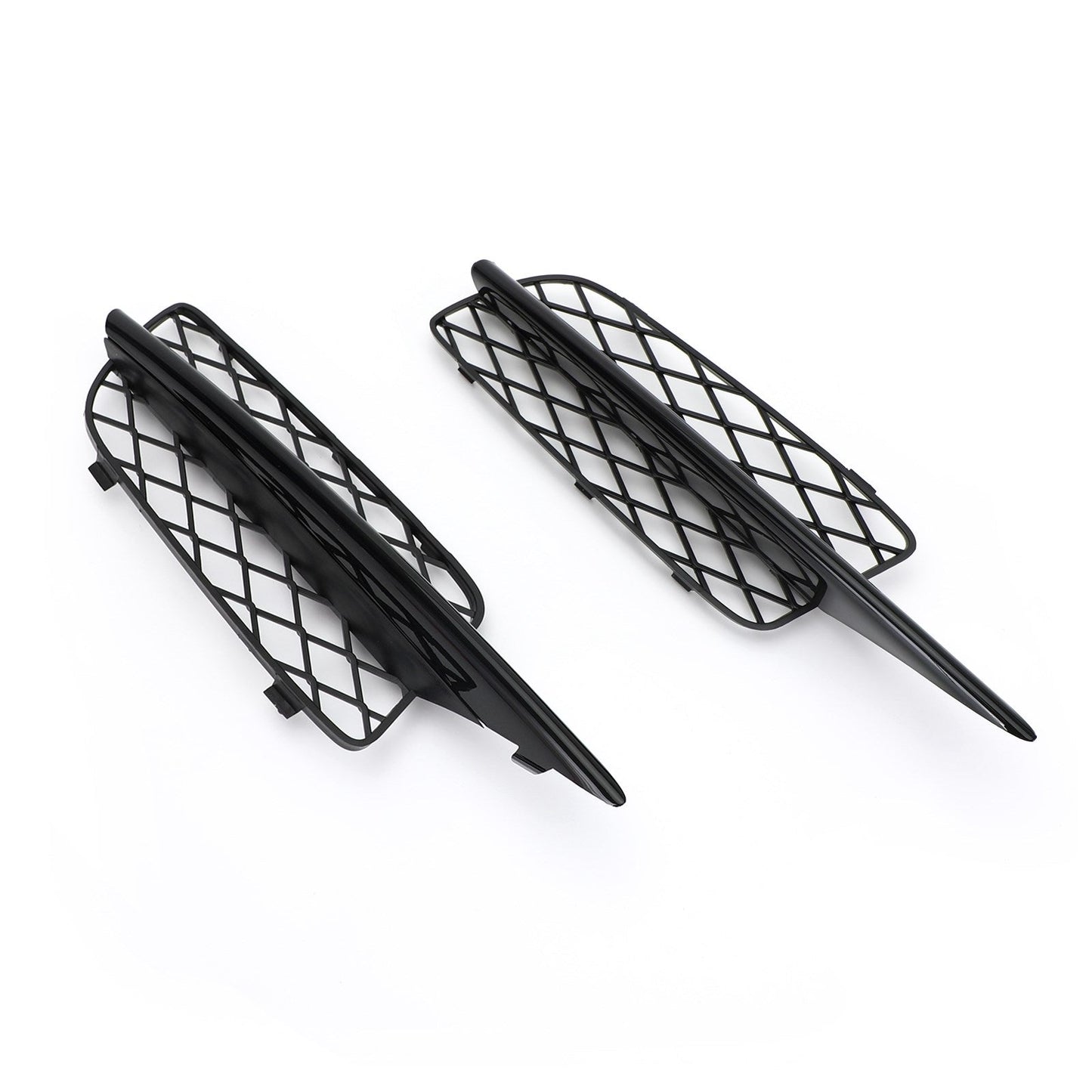 2007-2010 BMW X5 E70 Front Bumper Fog Light Grille — Pair (51117159593 / 51117159594)