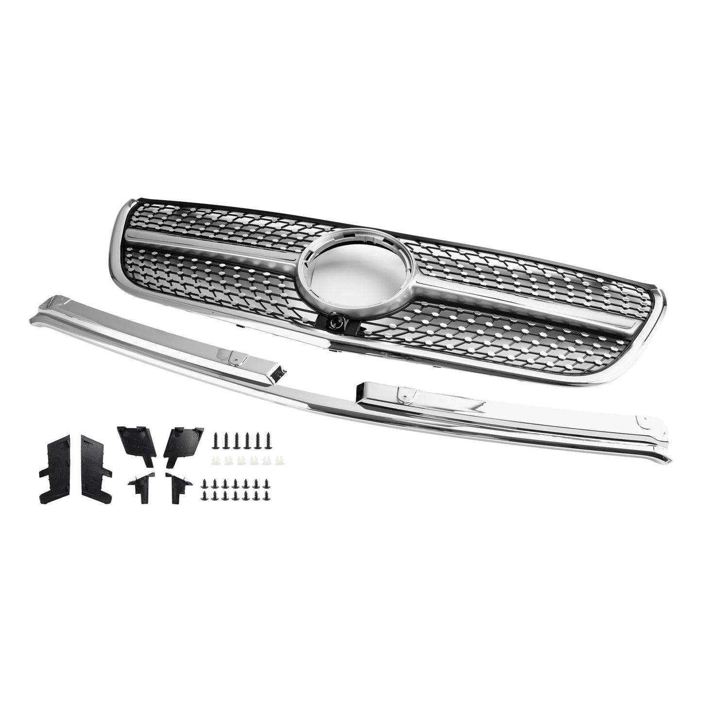 2015-2019 Mercedes-Benz Vito W447 GT Style Diamond Front Bumper Grille