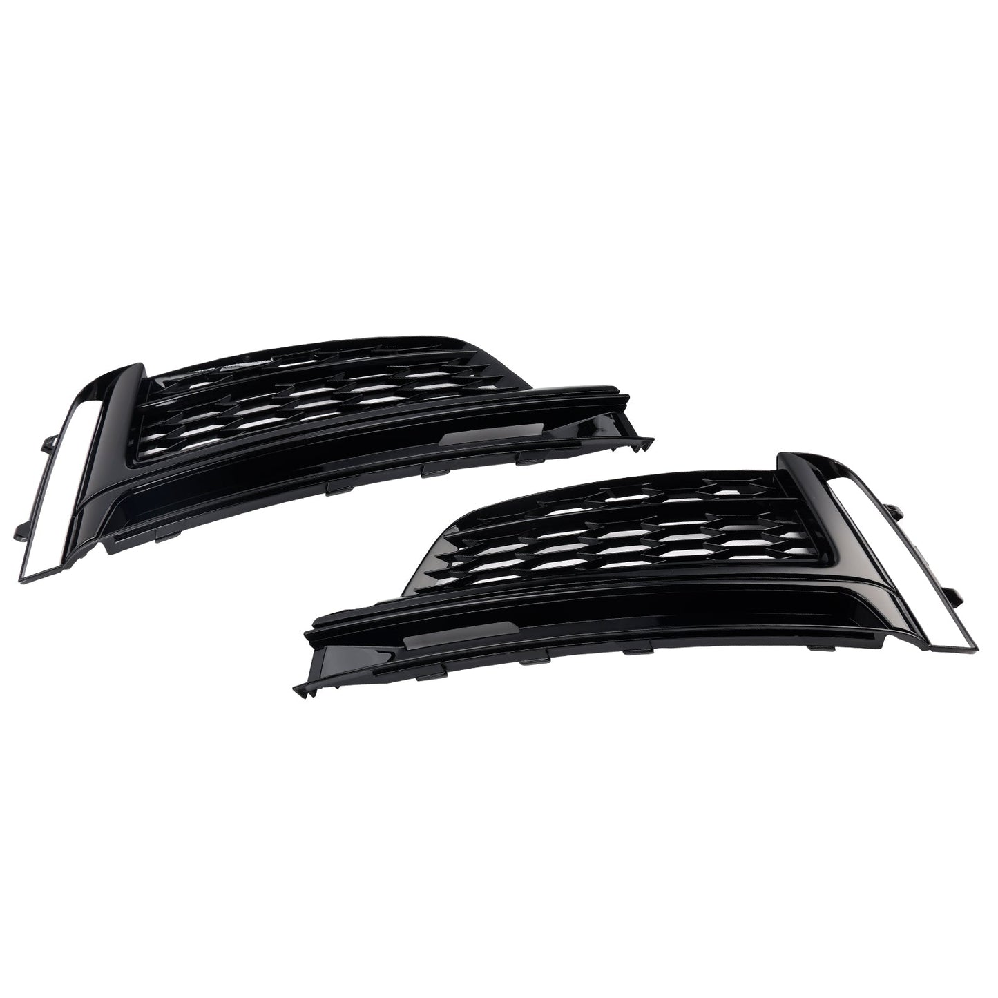 2018-2019 Audi A5 S-Line S5 Front Bumper Fog Light Grille Cover (Chrome)