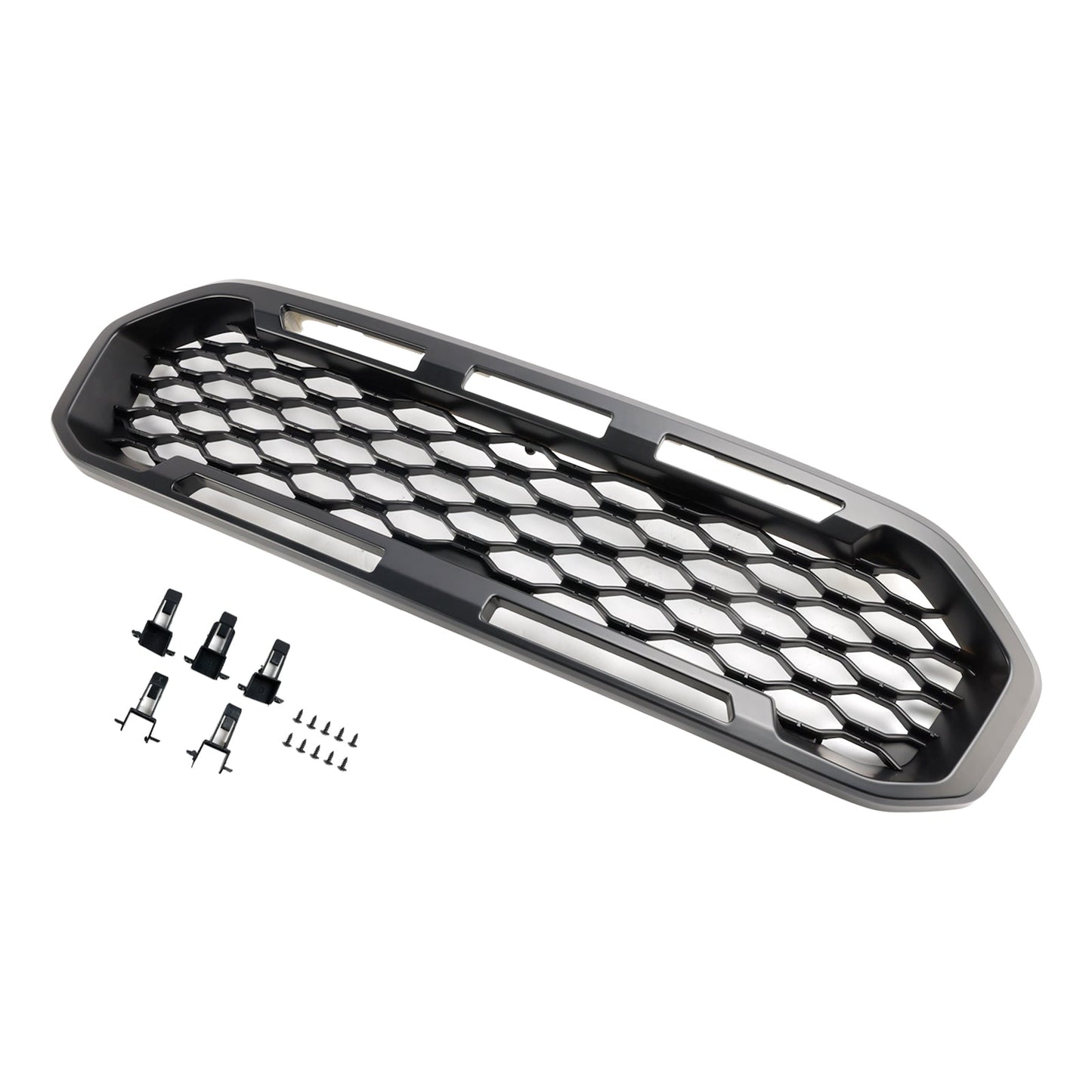 2019-2023 Ford Ranger T8 Front Bumper Grill Grille Black