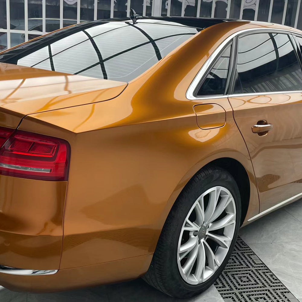 Glass Heavy Copper Metallic Wrap