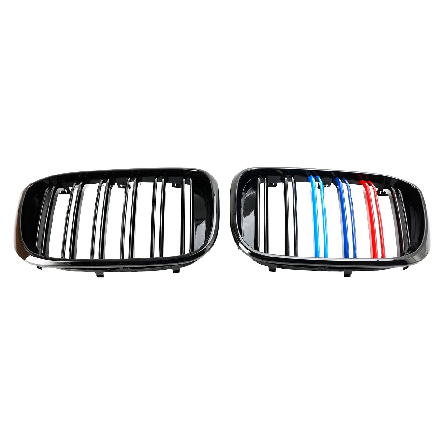 2018-2021 BMW X3 G01 / X4 G02 M-Color Gloss Black Front Kidney Grille — Pair (51138469959)
