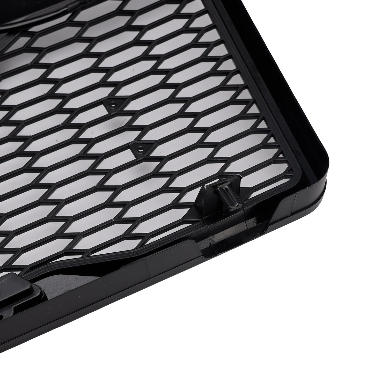 1992-1996 Ford F150 Matte Black Front Honeycomb Bumper Grill W/ Led