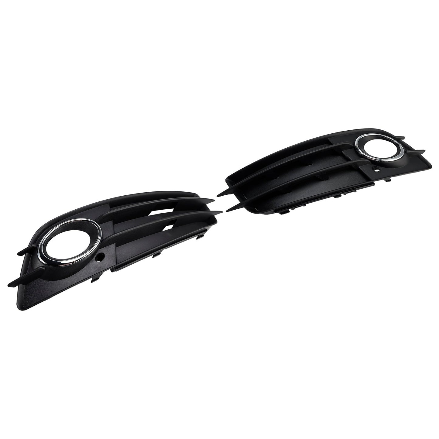 2008-2012 Audi A4 B8 S-Line S4 Fog Light Grill — Pair (8K0807681C01C / 8K0807682C01C)