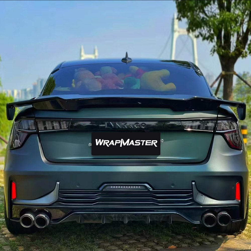 Matte Diamonds Black Green Wrap