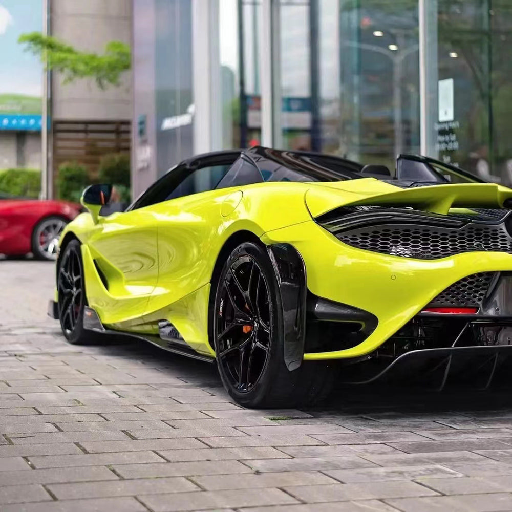 Super Gloss Acid Green Vinyl Wrap Colors (PET Liner)