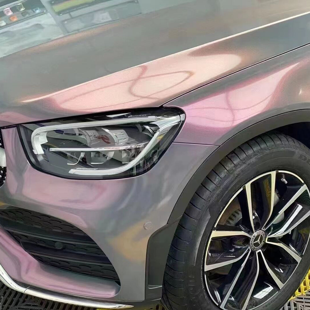 Gloss Metallic Stars Phantom Grey Vinyl (PET Liner)
