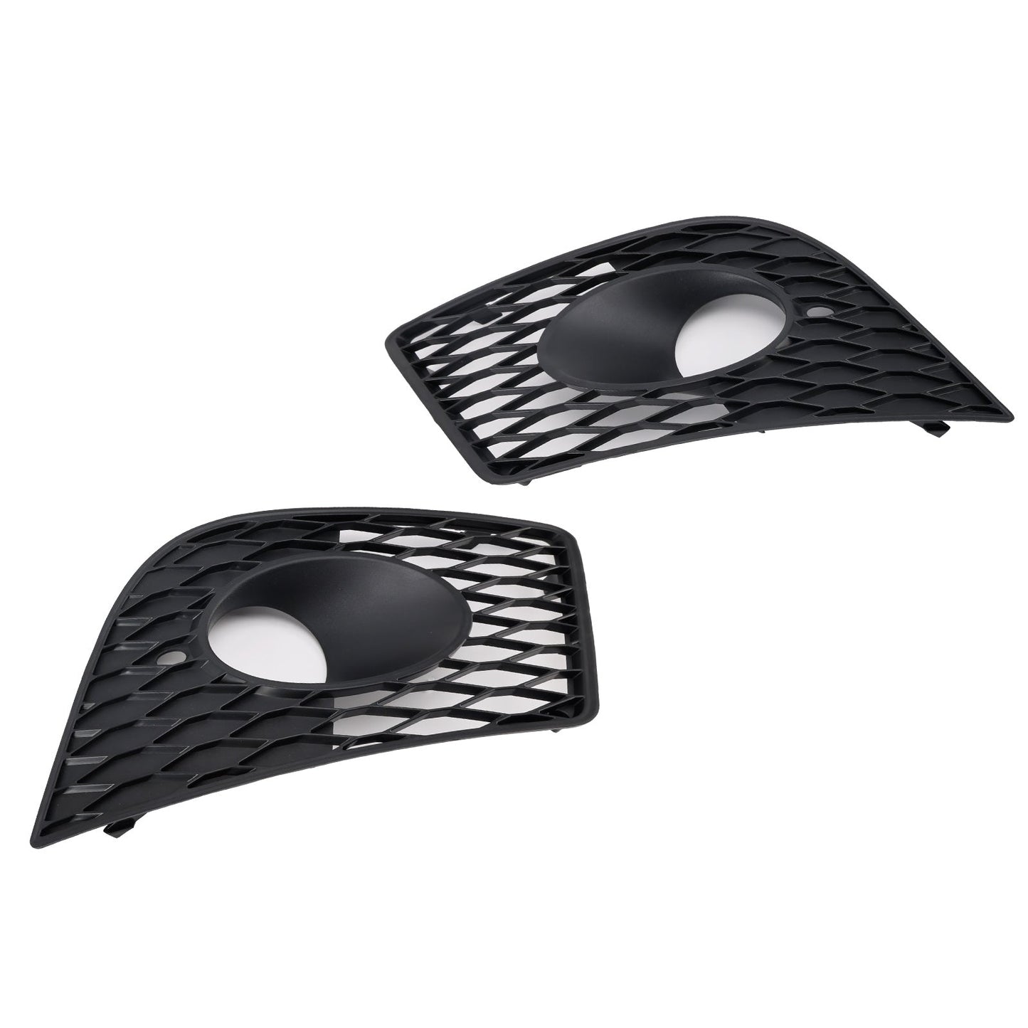 2005-2012 Seat Leon Cupra Front Bumper Fog Light Cover Grille — Pair (1P0853665C / 1P0853666C)