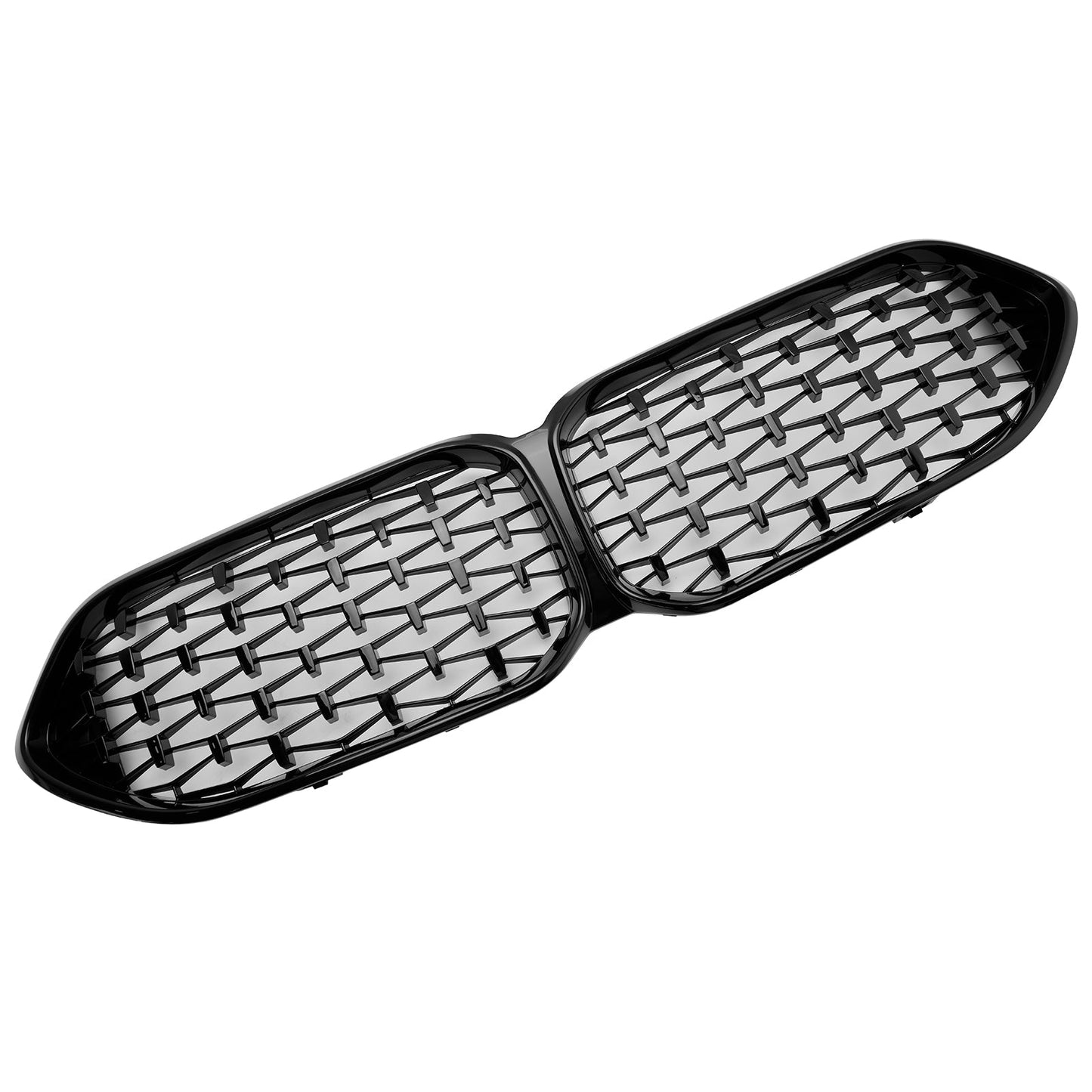 2020-2023 BMW 2 Series F44 Coupe M Diamond Gloss Black Front Kidney Grille (51135A39378)