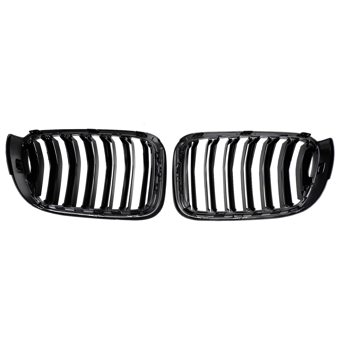 2014-2017 BMW X3 F25 / X4 F26 Gloss Black Front Bumper Kidney Grille