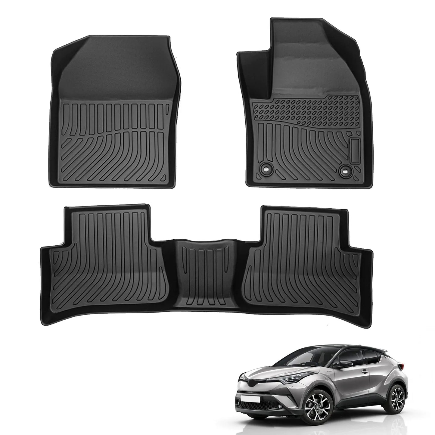 for 2018-2023 Toyota CH-R RHD TPE Car Floor Mats