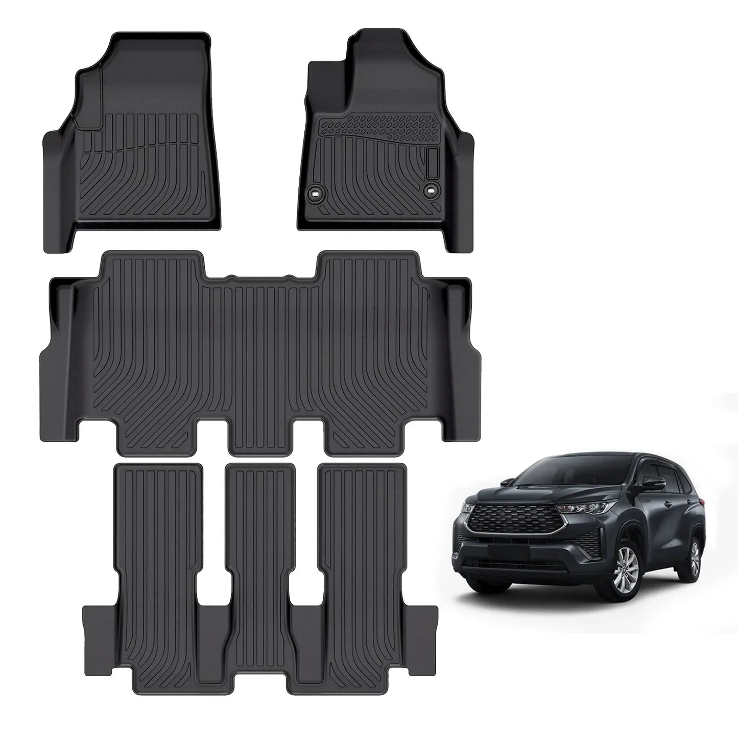 for 2023-2025 Toyota Innova Zenix RHD TPE Car Floor Mats