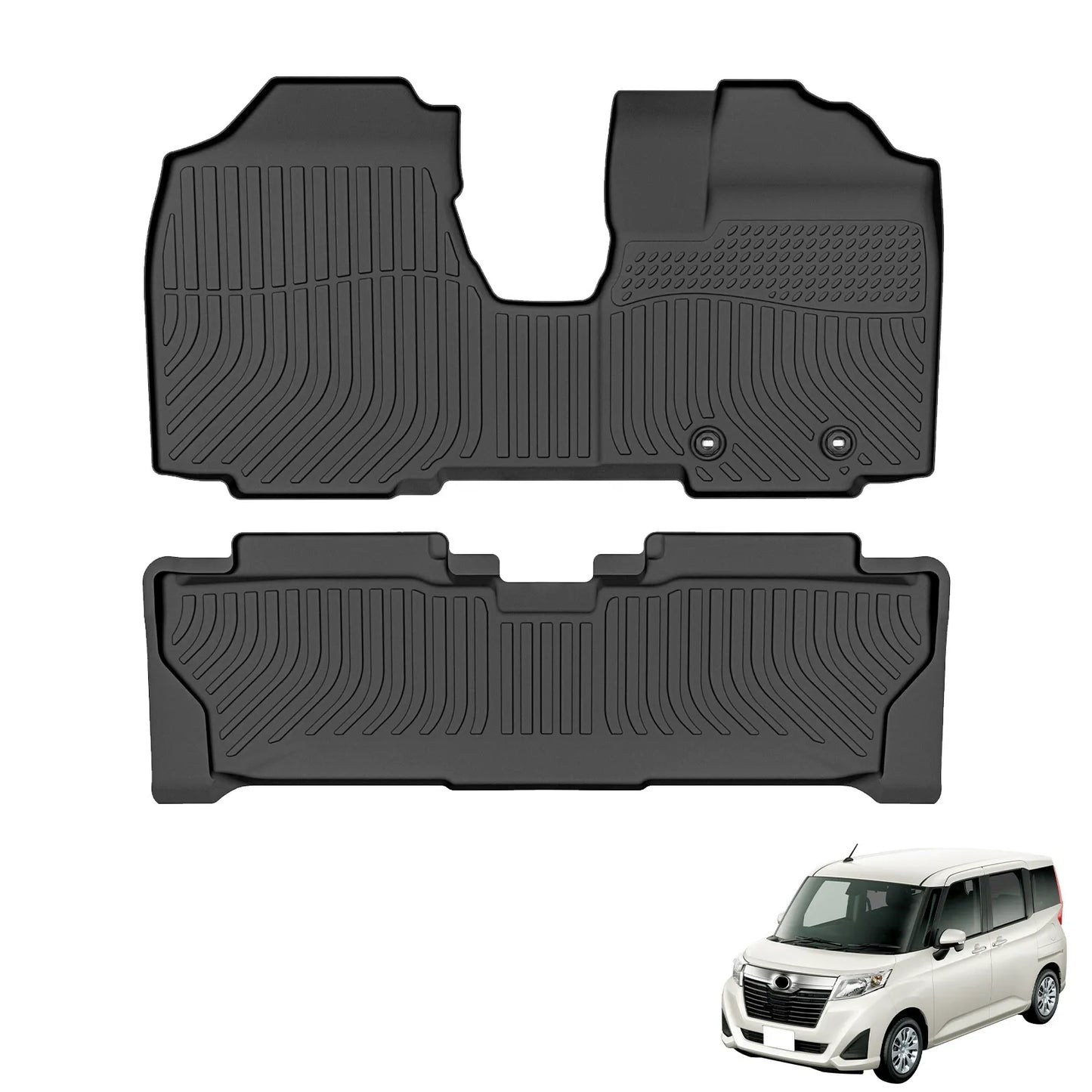 for 2016-2024 Toyota Roomy & Tank RHD TPE Car Floor Mats