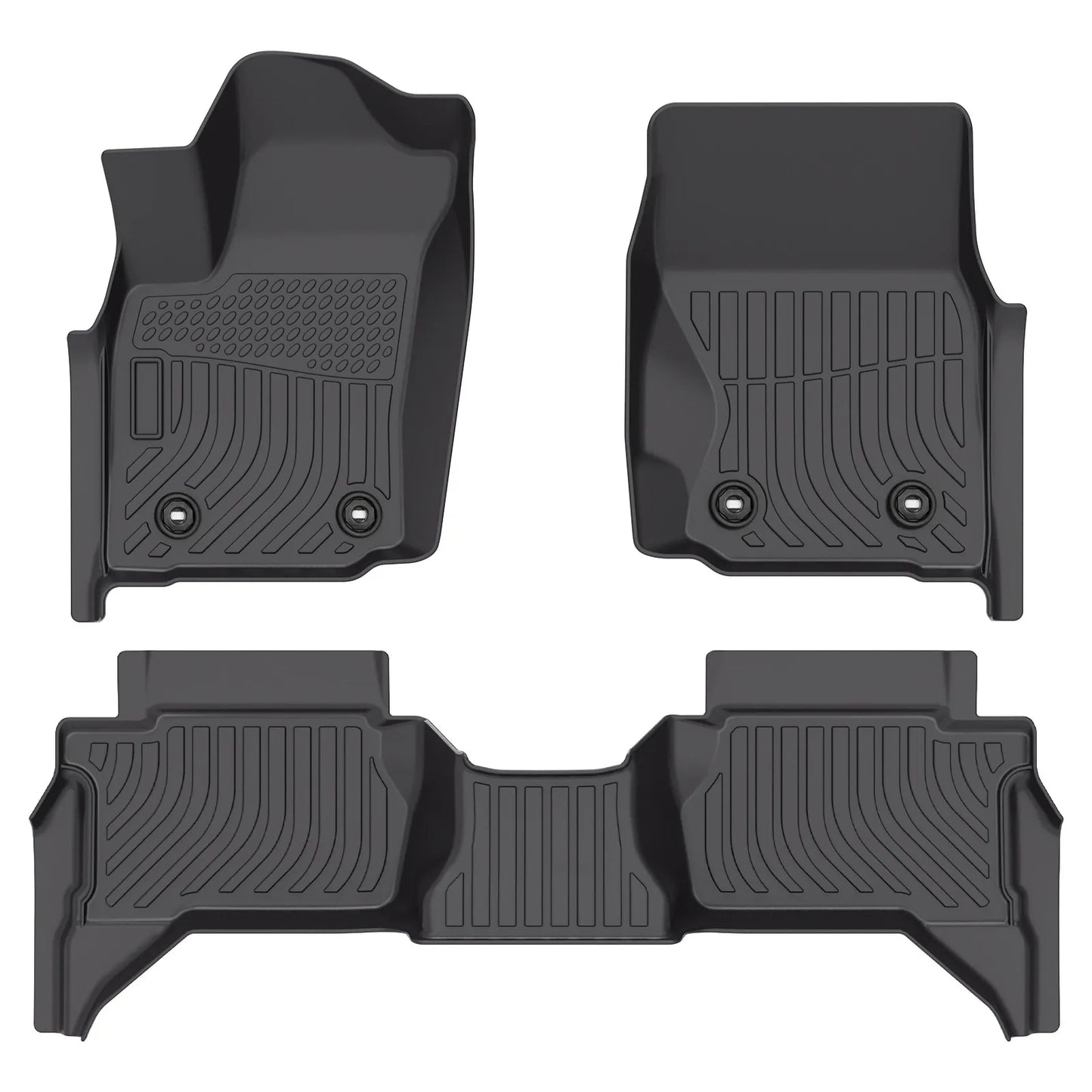 for 2024-2025 Toyota Tacoma Double Cab Automatic TPE Car Floor Mats