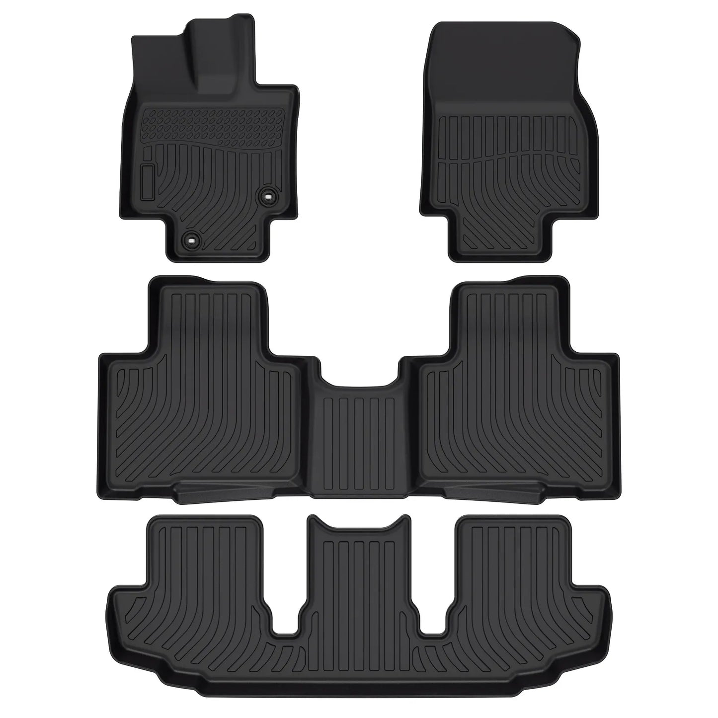 for 2020-2024 Toyota Highlander TPE Car Floor Mats