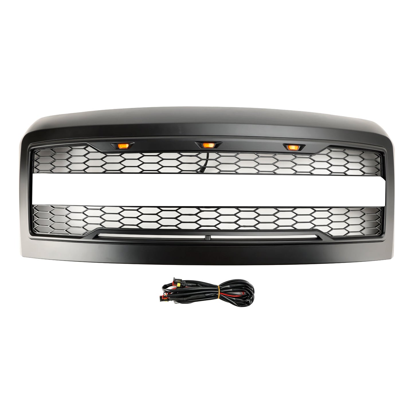 Ford F250 F350 2008-2010 Super Duty Front Bumper Grille Grill w/Lights