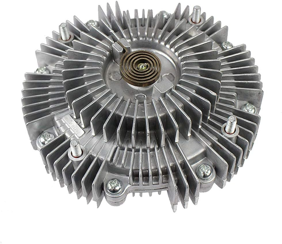 Engine cooling fan clutch and radiator cooling components
