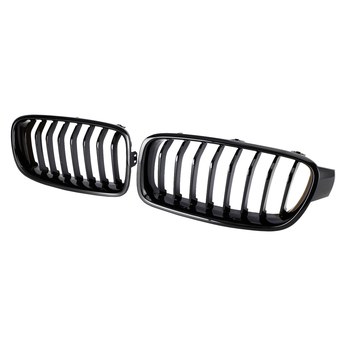 Gloss black front kidney grille for BMW 3 Series