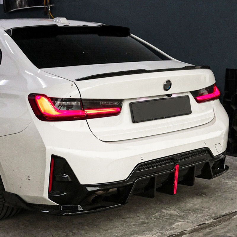BMW G20 3 Series carbon fiber rear trunk spoiler