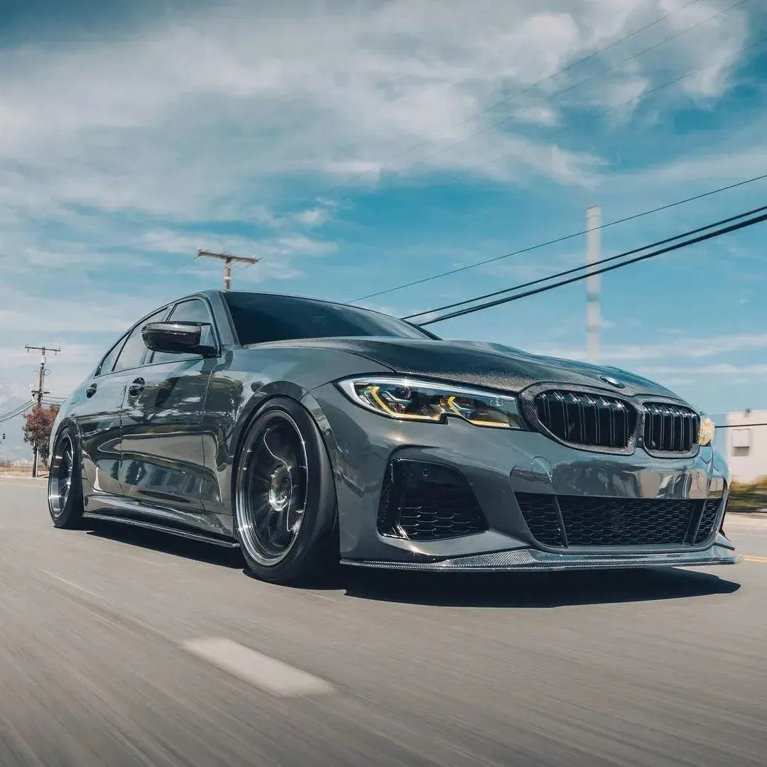 Height adjustable coilover suspension kit for BMW