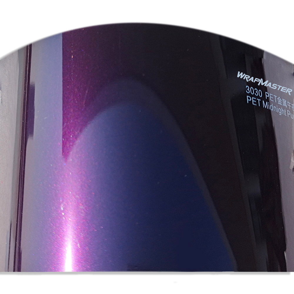 Gloss metallic midnight purple vehicle vinyl wrap film