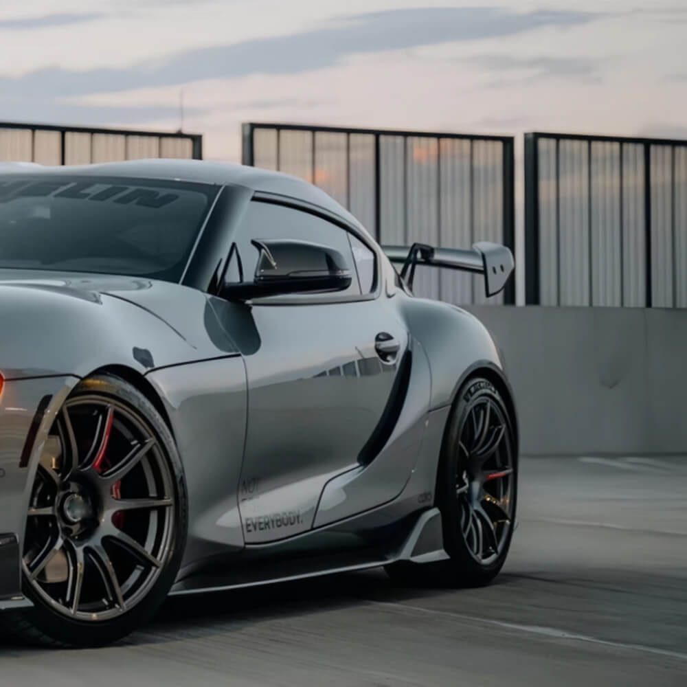 Toyota Supra carbon fiber side skirts