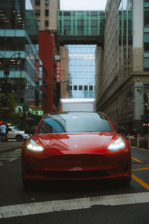 Tesla Model 3 real photo