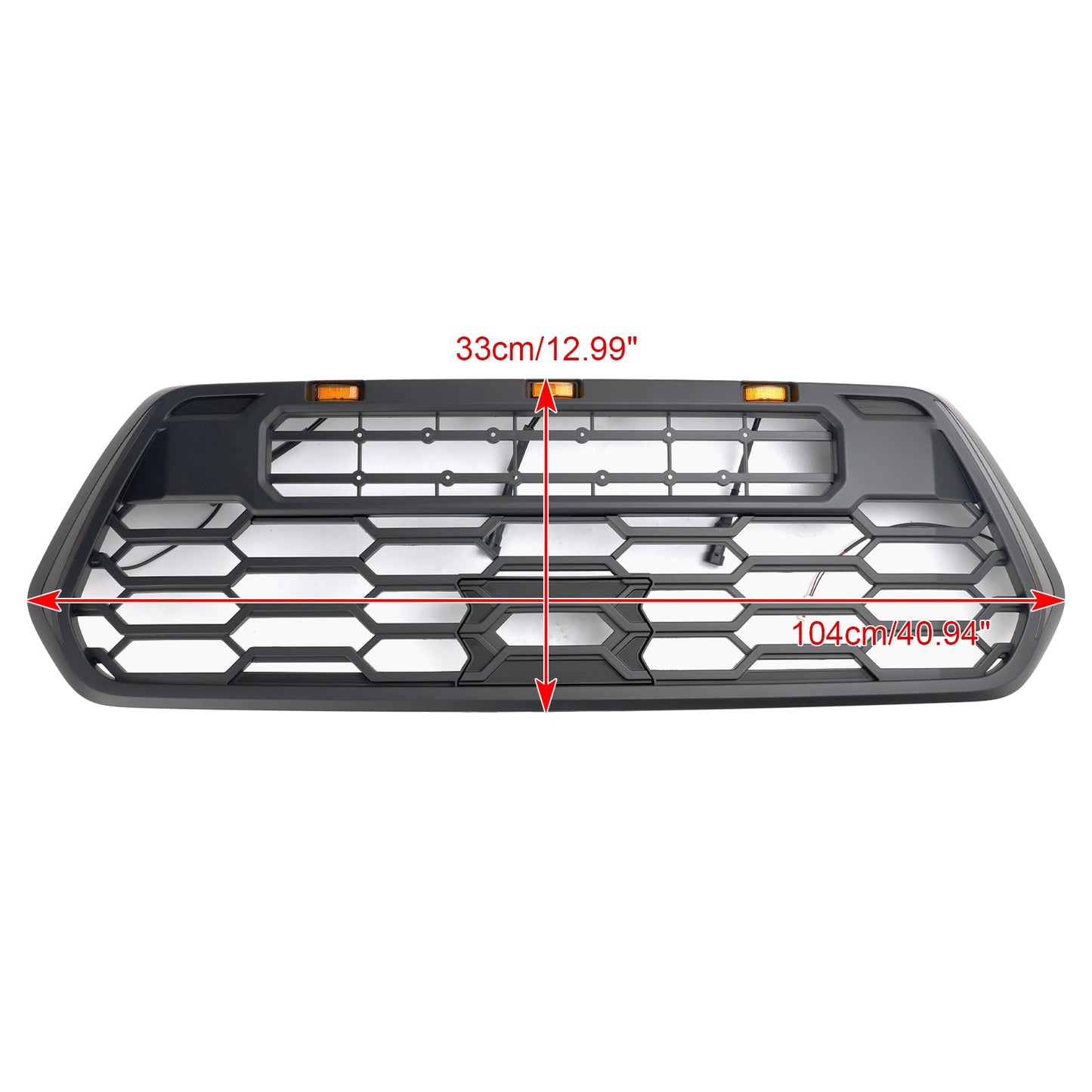 Toyota Tacoma 2016-2023 Front Bumper Grill W/ LED Lights Side Lights