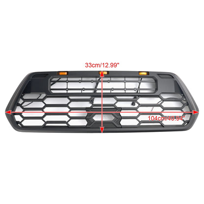 Toyota Tacoma 2016-2023 Front Bumper Grill W/ LED Lights Side Lights