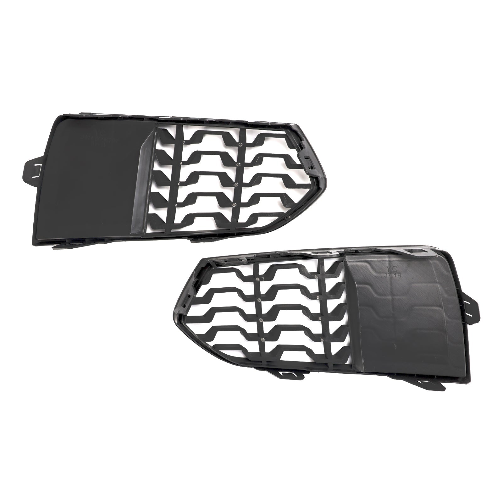 2012-2017 BMW 2 Series F23 M Sport Front Bumper Fog Light Grille — Pair (51118056797 / 51118056798)