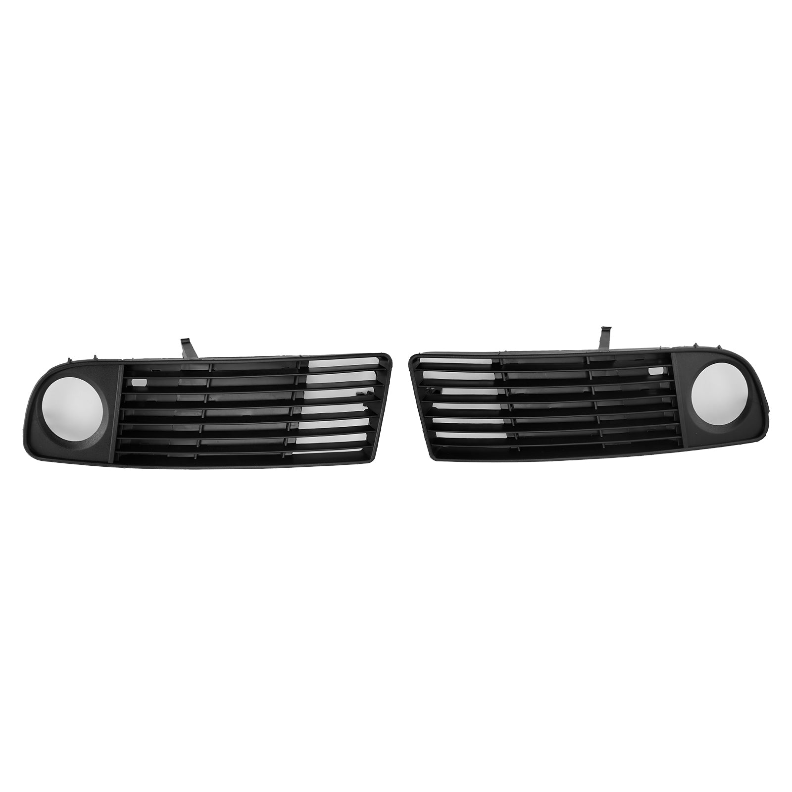 1998-2001 Audi A6 C5 Front Lower Bumper Fog Light Cover Grille — Pair (4B0807681S / 4B0807682S)