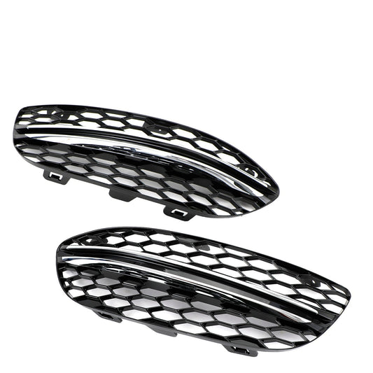 2015-2018 Mercedes-Benz C-Class W205 Black Chrome Front Fog Light Cover (2058851623)