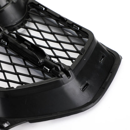 2012-2014 BMW X6 E71 Front Bumper Closed Grid Fog Light Grille — Left & Right Pair