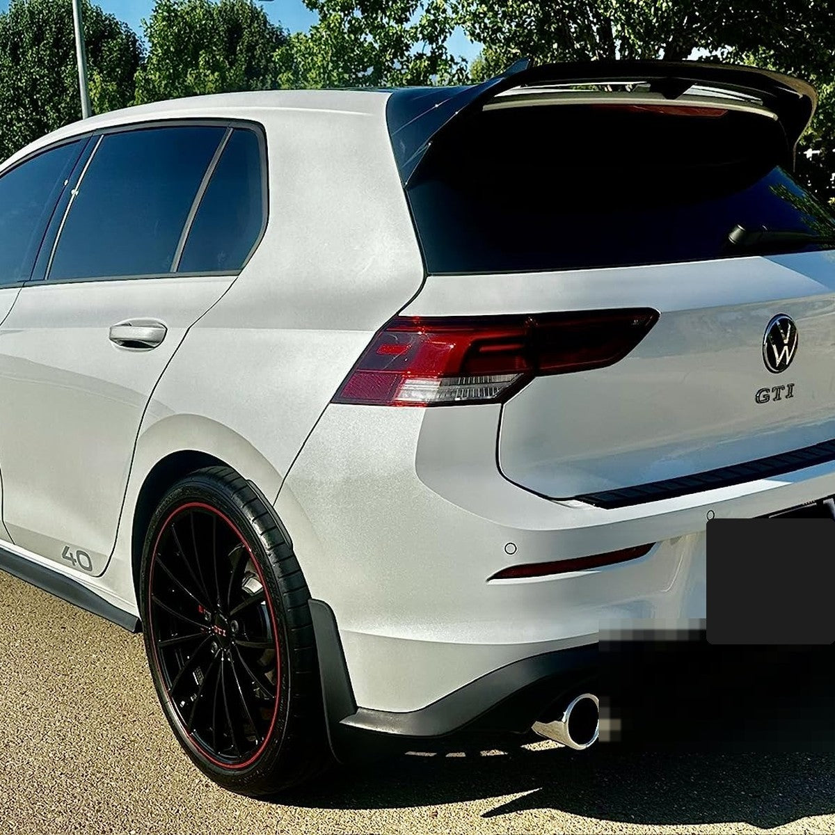Volkswagen Golf 8 MK8 GTI/R ABS Rear Roof Spoiler Extension 2021–2024