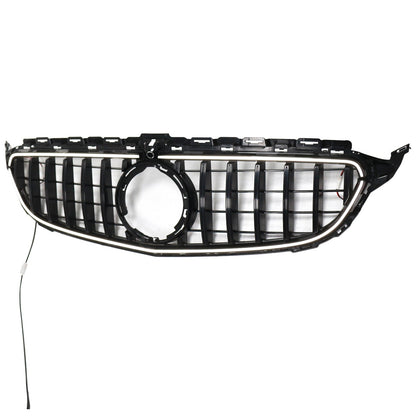 2015-2021 Mercedes-Benz C-Class W205 C200 C250 C300 C350 Black Front Bumper Grille with LED