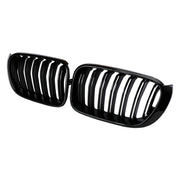 2014-2017 BMW X3 F25 / X4 F26 Gloss Black Front Bumper Kidney Grille