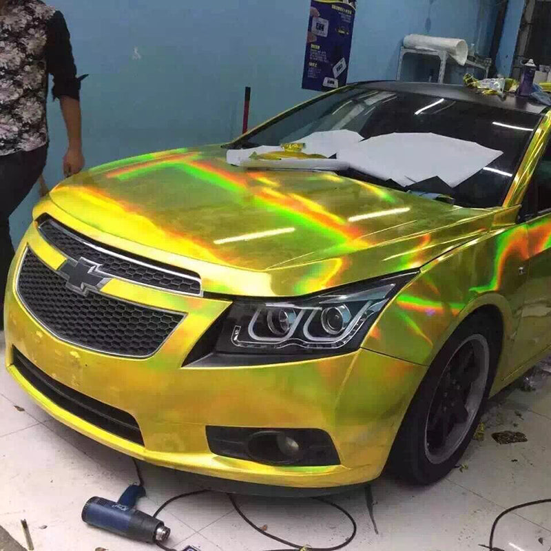 Holographic Chrome Wrap