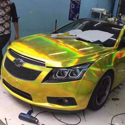 Holographic Chrome Wrap
