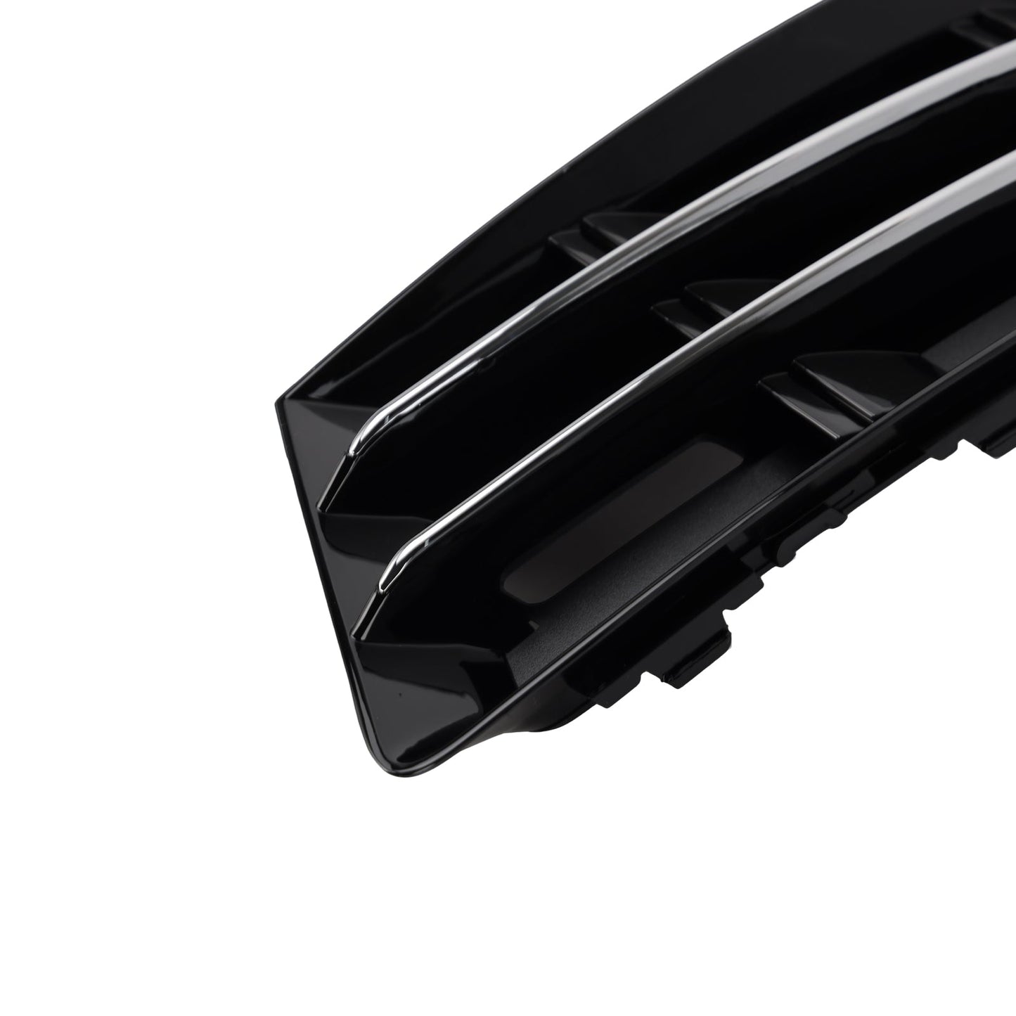 2016-2018 Audi A4 B9 RS4 Style Front Fog Light Grille Lower Bumper Grill — Pair (8W0807681R / 8W0807682R)