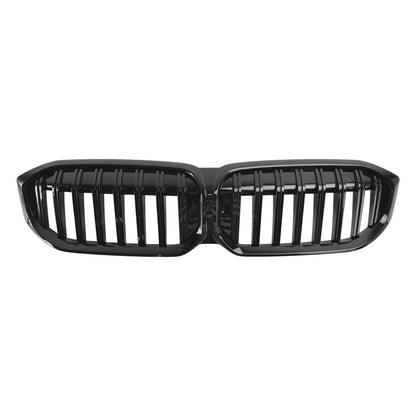 2023-2024 BMW 3 Series G20 G21 G28 320i 330i M340i Gloss Black Front Kidney Grille (LCI)