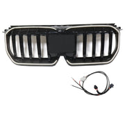 2023-2024 BMW X1 U11 U12 Gloss Black Front Bumper Kidney Grille — Large Set
