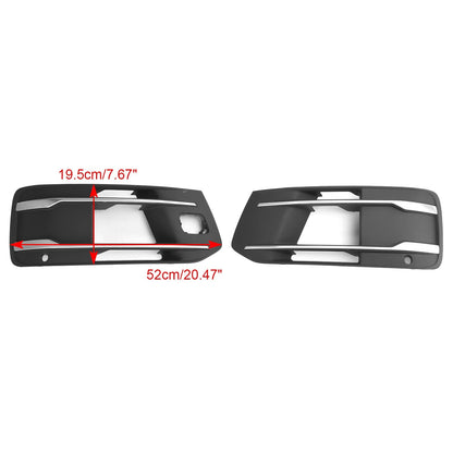 2016-2019 Audi Q7 Front Bumper Fog Light Grille Bezel Insert (4M0807682T4W3 / 4M0807682AAEFA)