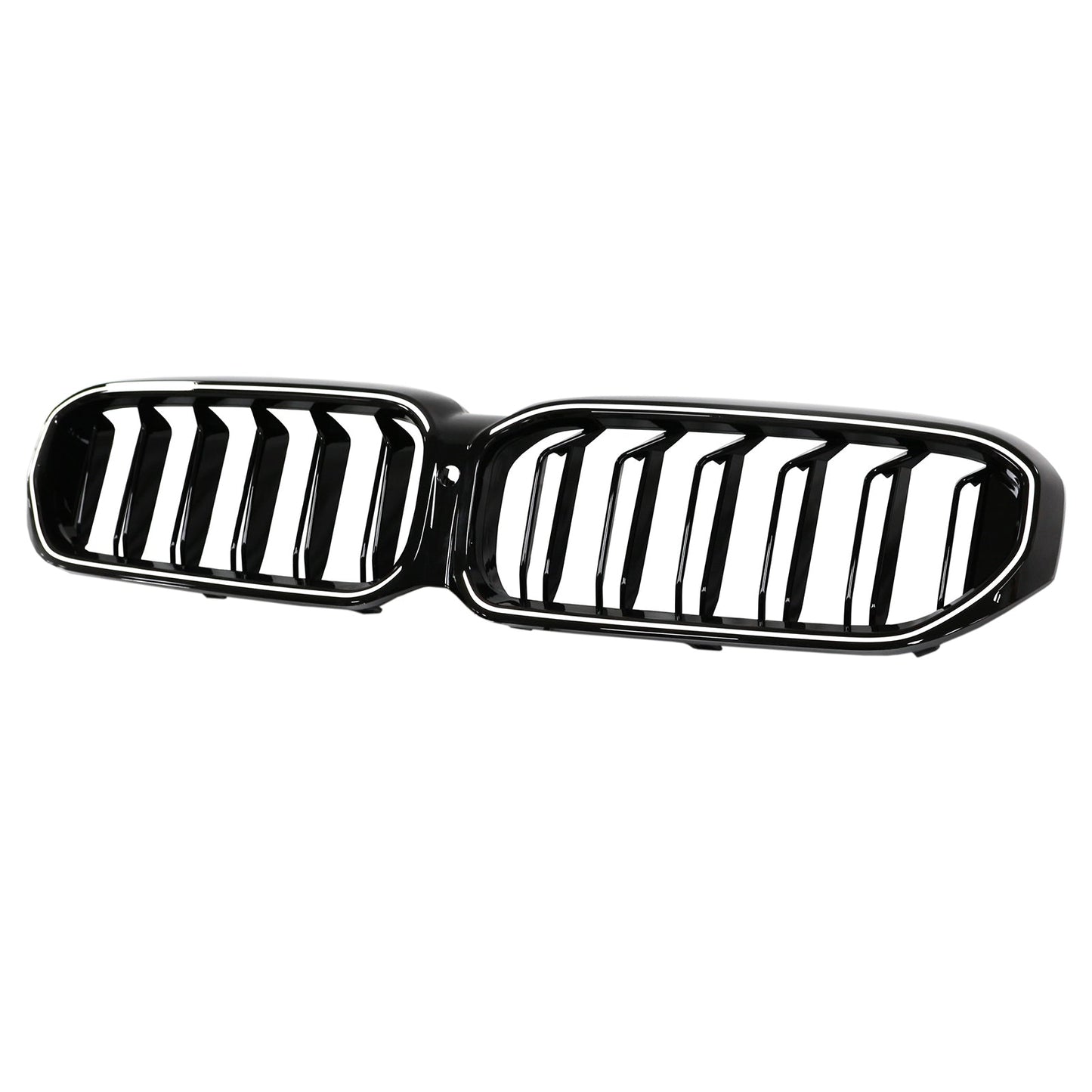 2021-2024 BMW 5 Series G30 G31 G38 Double Slat Gloss Black Front Kidney Grille