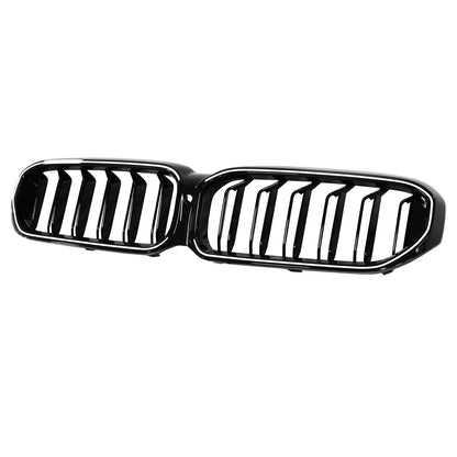 2021-2024 BMW 5 Series G30 G31 G38 Double Slat Gloss Black Front Kidney Grille