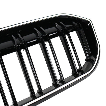 2023-2024 BMW 3 Series G20 G21 G28 Double Line Black Front Kidney Grille Mesh