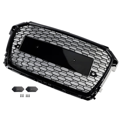 2016-2019 Audi A1 S1 8X Facelift RS Style Black Honeycomb Front Bumper Grille